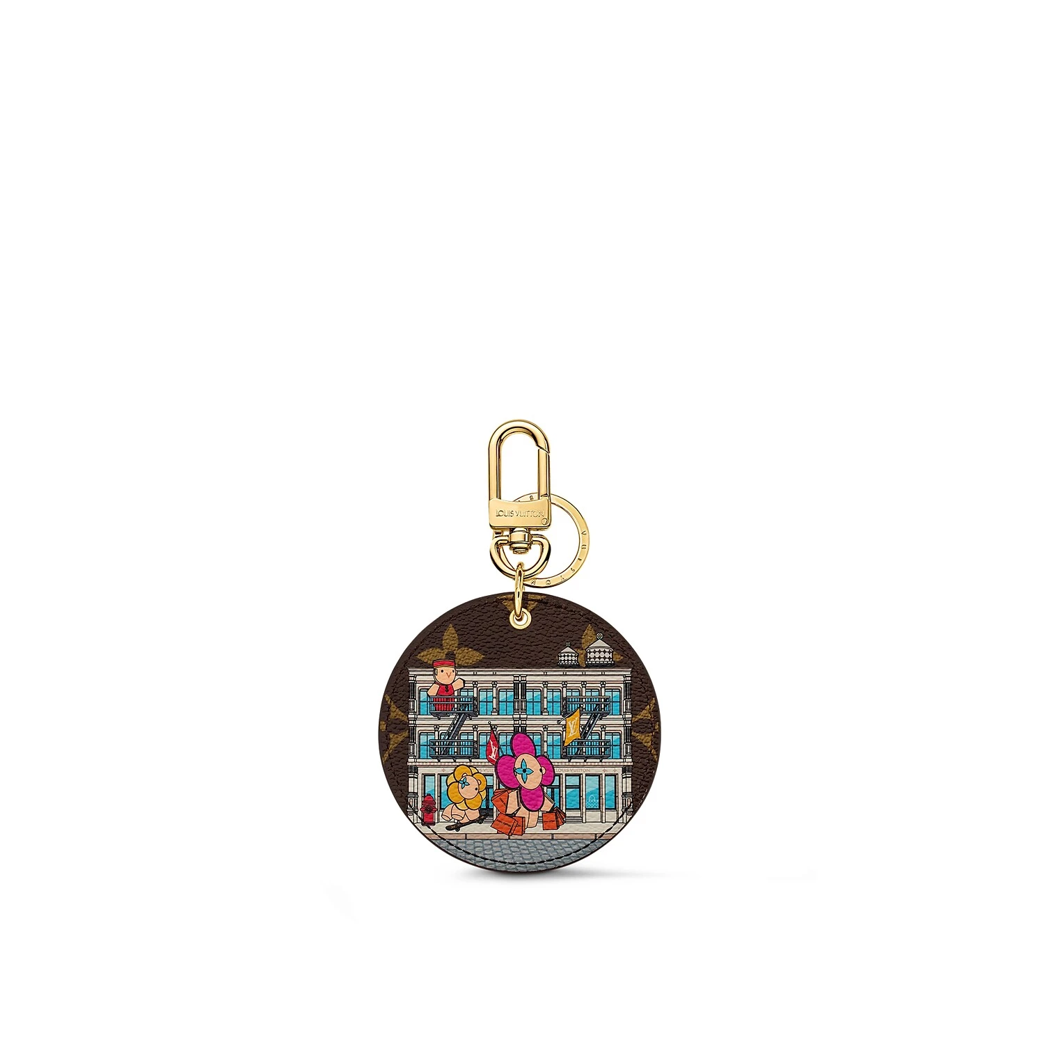 商品Louis Vuitton|【预售】 LV路易威登 25春夏 女士 钥匙扣 ILLUSTRE XMAS NEW YORK 包饰与钥匙扣 M00873 ,价格¥3185,第1张图片