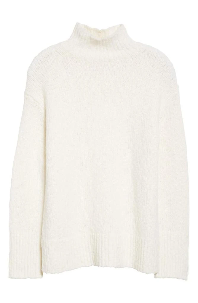 商品Vince|Turtleneck Wool Blend Tunic Sweater,价格¥1455,第5张图片详细描述