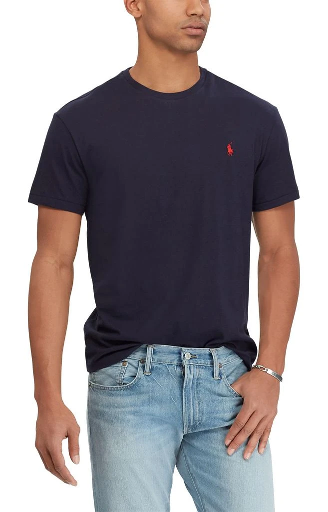 商品Ralph Lauren|Classic Fit Crewneck T-Shirt - Ink ,价格¥105,第1张图片