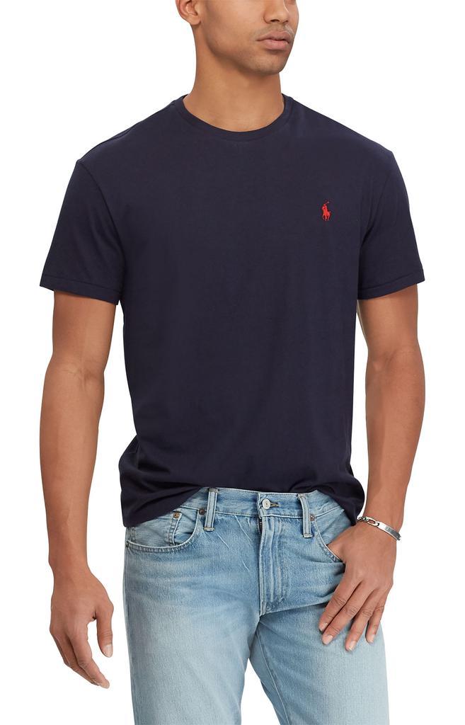 商品Ralph Lauren|Classic Fit Crewneck T-Shirt - Ink,价格¥111,第1张图片