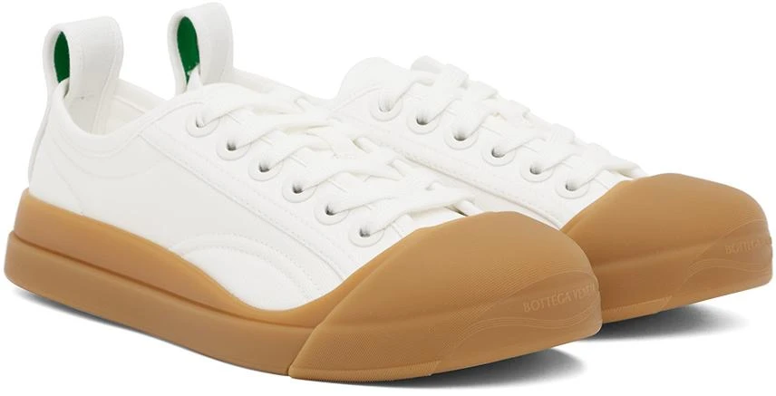 商品Bottega Veneta|White Vulcan Sneakers,价格¥7026,第4张图片详细描述