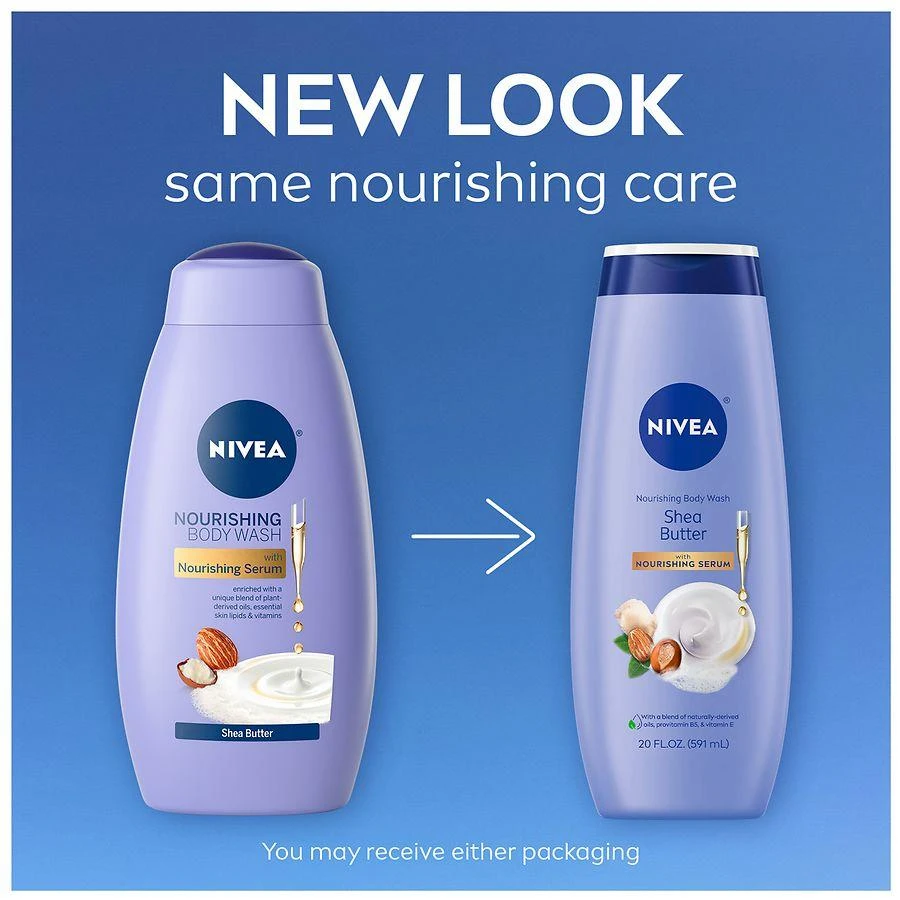 商品Nivea|Nourishing Care Body Wash with Nourishing Serum Shea Butter,价格¥52,第2张图片详细描述