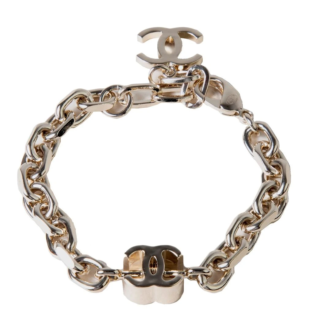 商品Chanel|Chanel CC 22K Bracelet Golden,价格¥6606,第1张图片