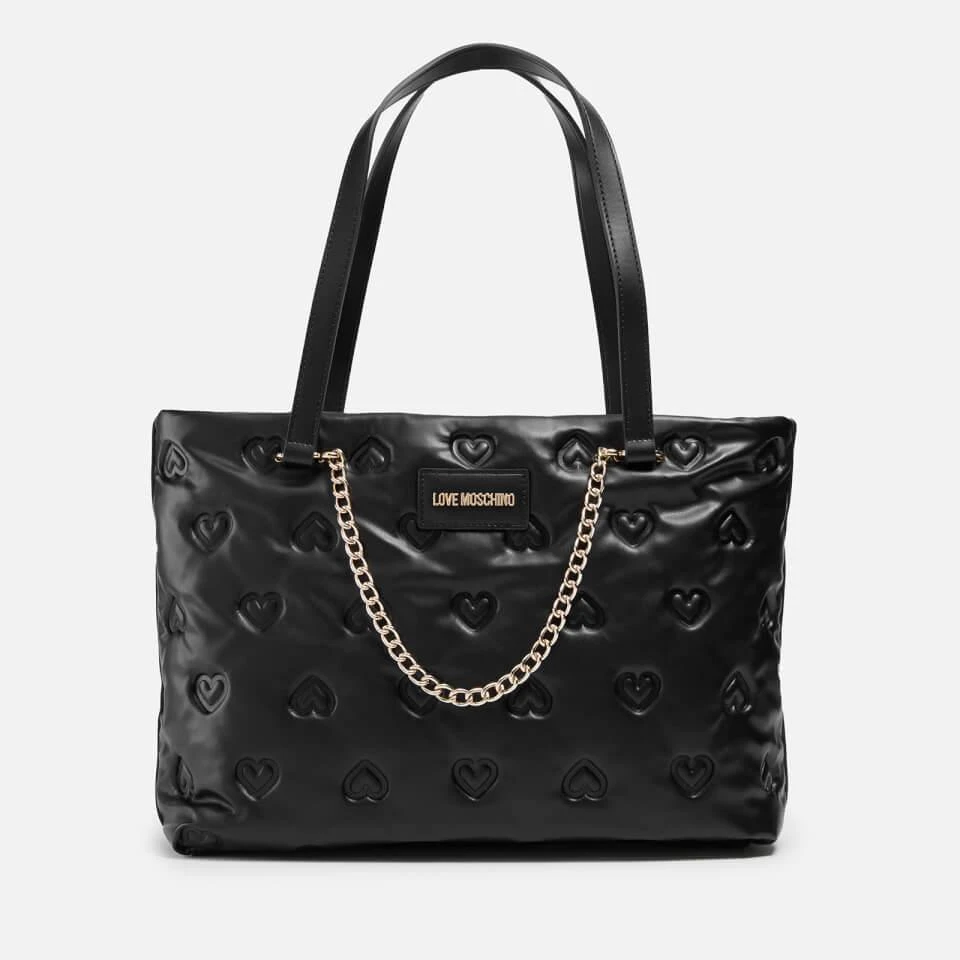 商品Love Moschino|Love Moschino Heart Quilted Faux Leather Tote Bag,价格¥1041,第1张图片