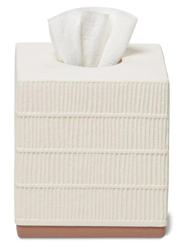 商品Roselli|Navajo Resin & Faux Wood Tissue Holder,价格¥302,第1张图片