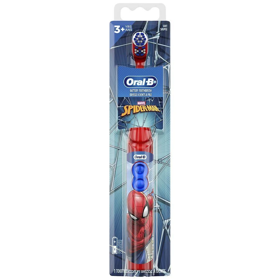 商品Oral-B|Marvel's Spiderman Battery Toothbrush Soft Bristles,价格¥66,第1张图片