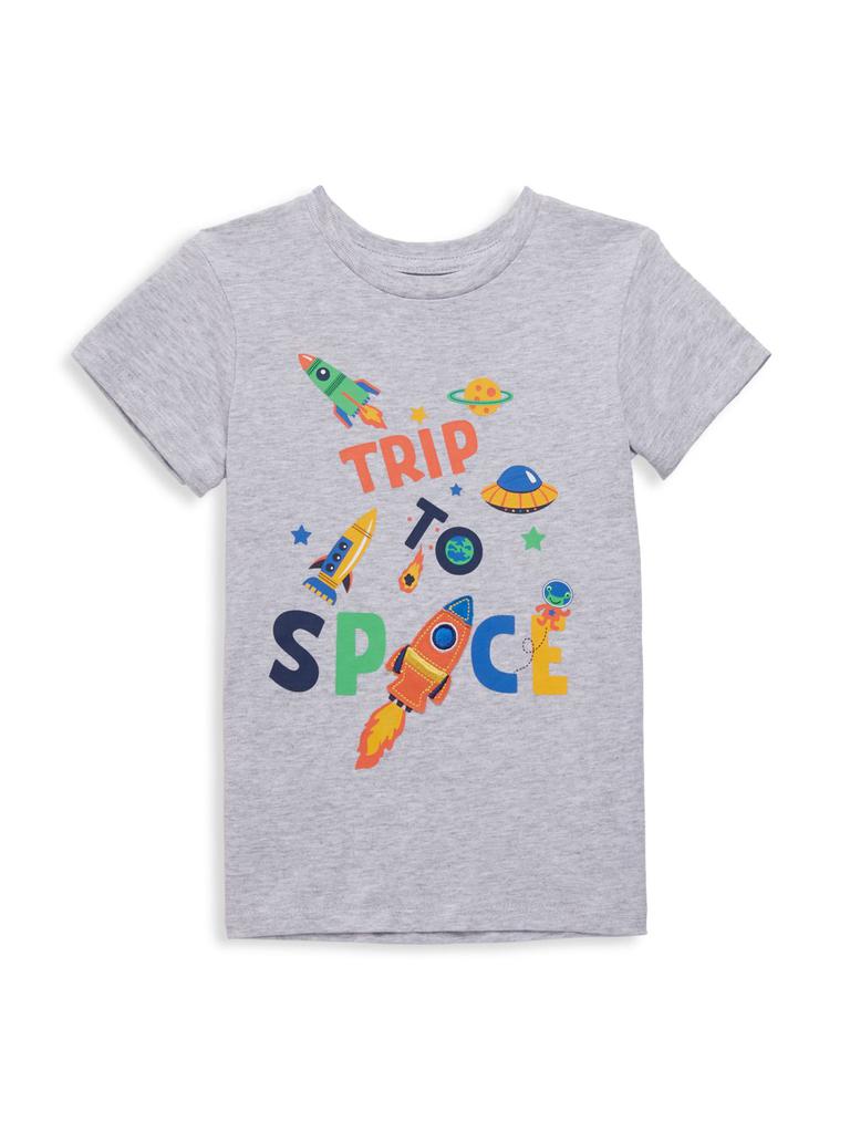 Little Boy's Space On 3-Piece T-Shirt & Joggers Set商品第4张图片规格展示
