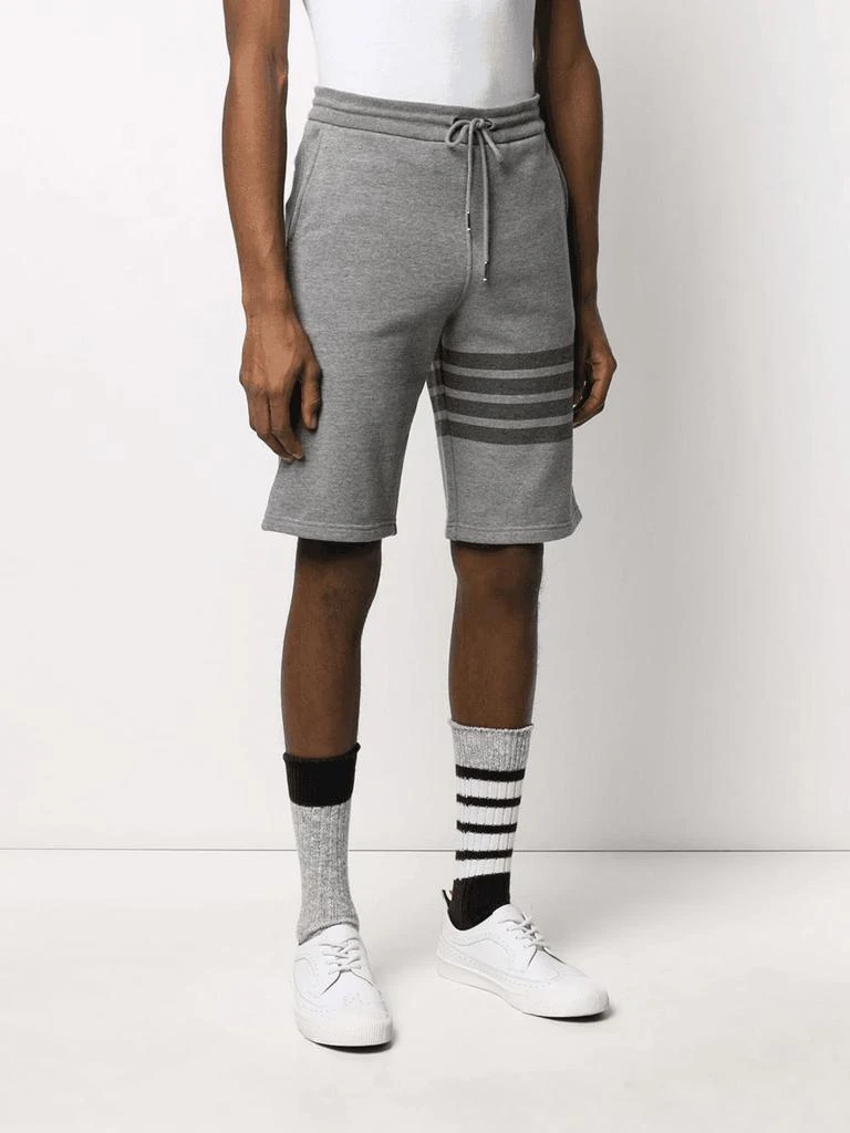 商品Thom Browne|THOM BROWNE cotton striped track shorts,价格¥4961,第3张图片详细描述