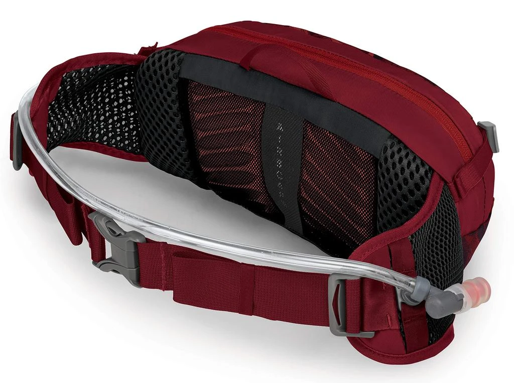 商品Osprey|Osprey Seral 4L Unisex Biking Waist Pack with Hydraulics Reservoir, Claret Red,价格¥542,第2张图片详细描述