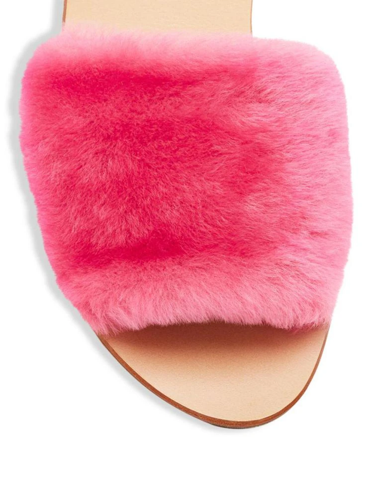 商品Loeffler Randall|Isabel Fur Slide Sandals,价格¥2071,第3张图片详细描述