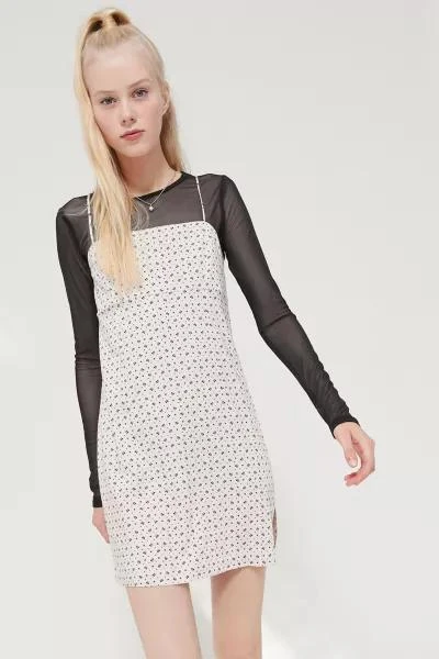 商品Urban Outfitters|UO Janie Straight Neck Mini Dress,价格¥190,第1张图片