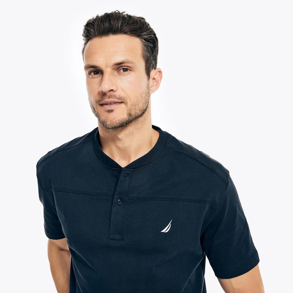 商品Nautica|Nautica Mens Short-Sleeve Henley,价格¥142,第5张图片详细描述