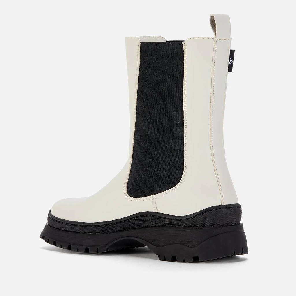 商品Ted Baker London|Ted Baker Women's Lilanna Leather Mid Calf Chelsea Boots - Cream,价格¥345,第3张图片详细描述