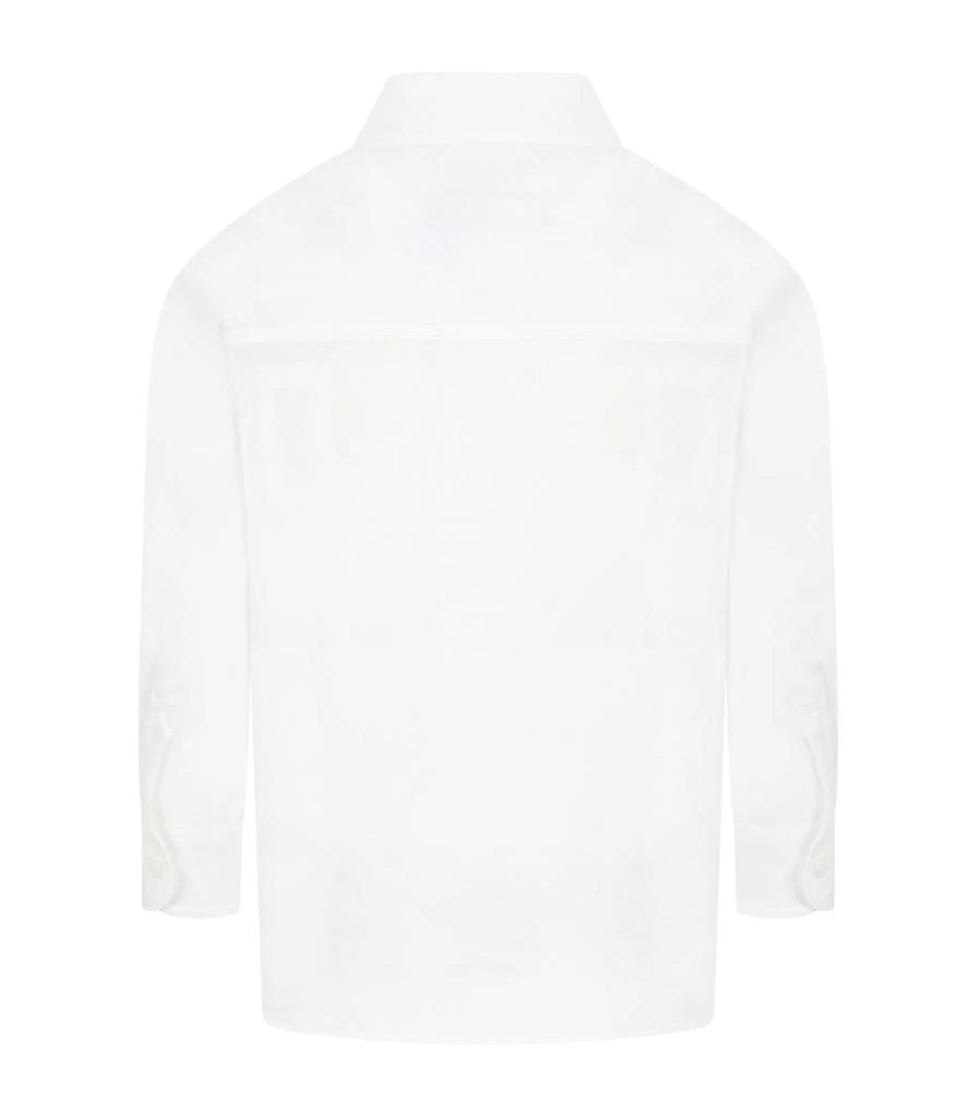 商品Balmain|Balmain Kids Logo Printed Button-Up Shirt,价格¥1875,第2张图片详细描述