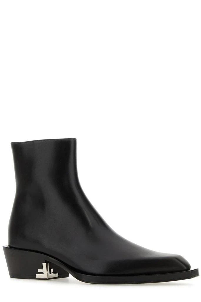 商品Fendi|Fendi Squared Tapered Toe Ankle Boots,价格¥6120,第2张图片详细描述