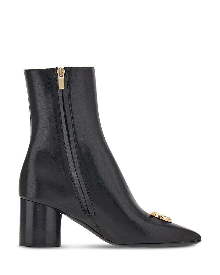 商品Salvatore Ferragamo|Women's Placida 60 Leather Ornament Booties,价格¥10258,第5张图片详细描述