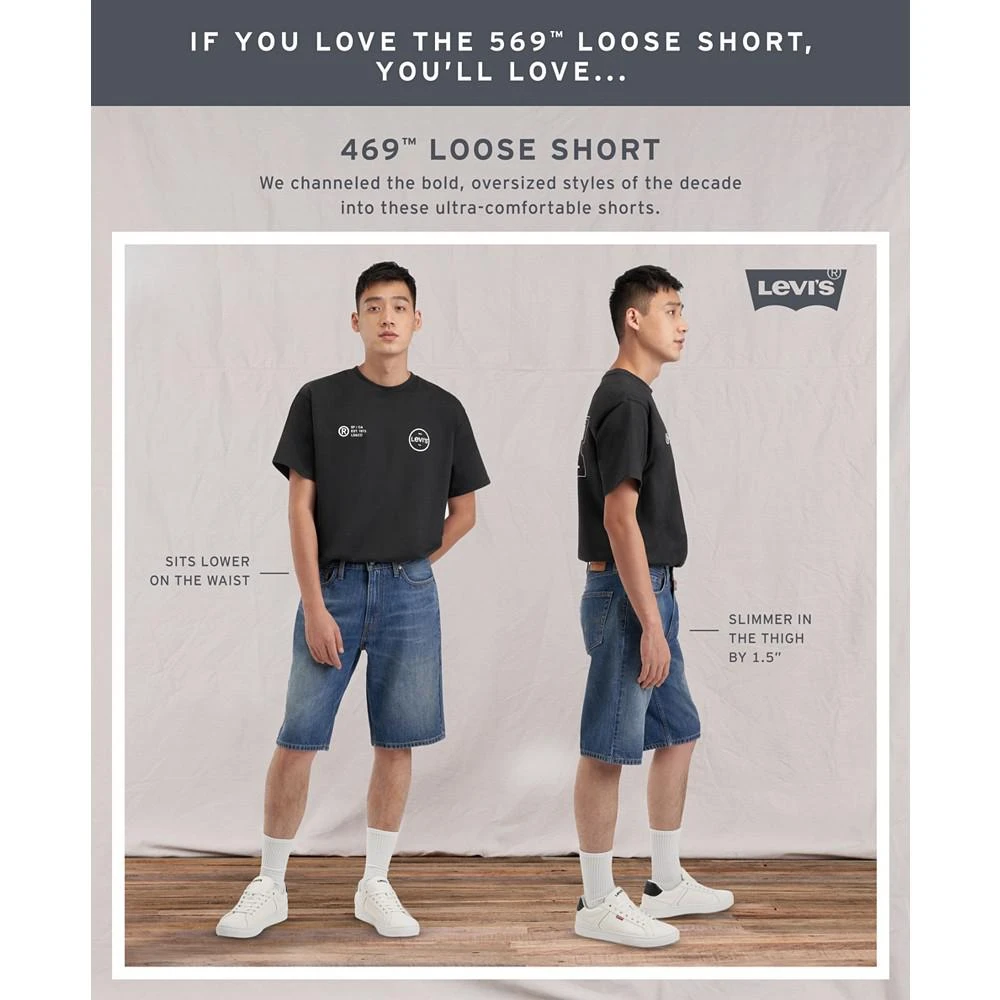商品Levi's|Men's 469 Loose 12" Jean Shorts,价格¥109,第4张图片详细描述