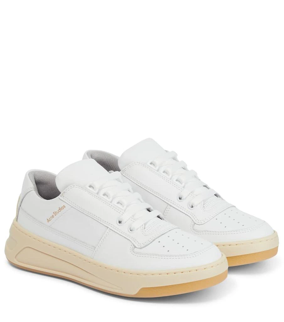 商品Acne Studios|Leather sneakers,价格¥3962,第1张图片