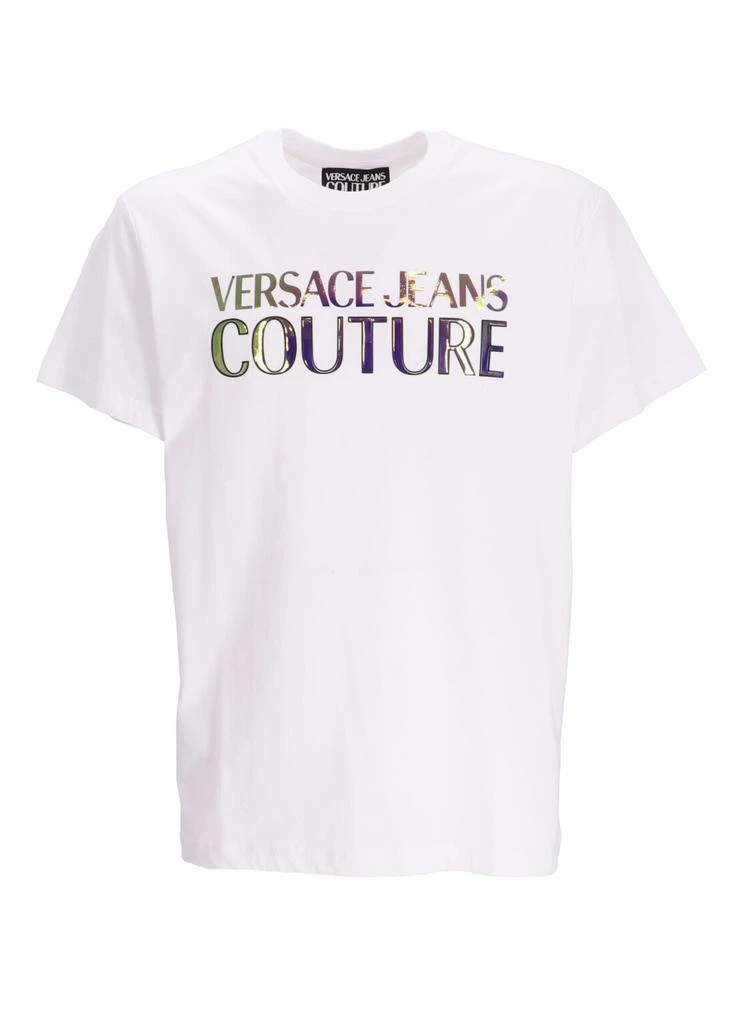 商品Versace|74UP600 S LOGO FOIL MIRROR  T-SHIRT,价格¥1555,第1张图片