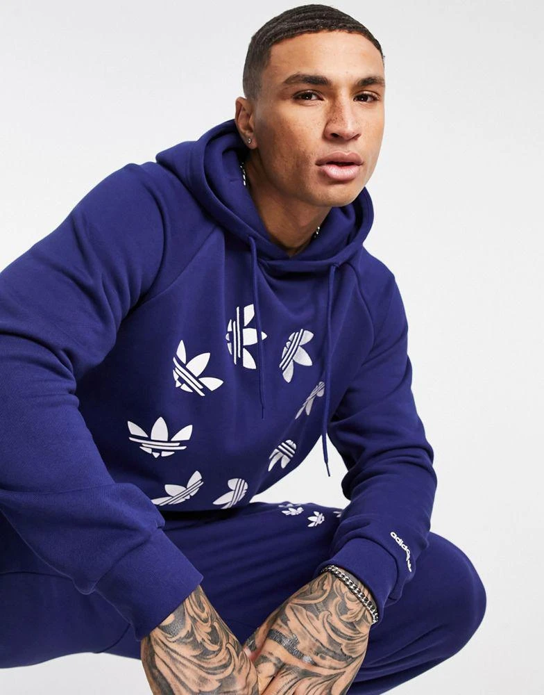 商品Adidas|adidas Originals adicolor bold hoodie in navy,价格¥309,第1张图片