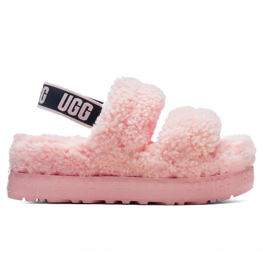 商品UGG|UGG Women's Oh Fluffita - Pink Scallop,价格¥905,第1张图片