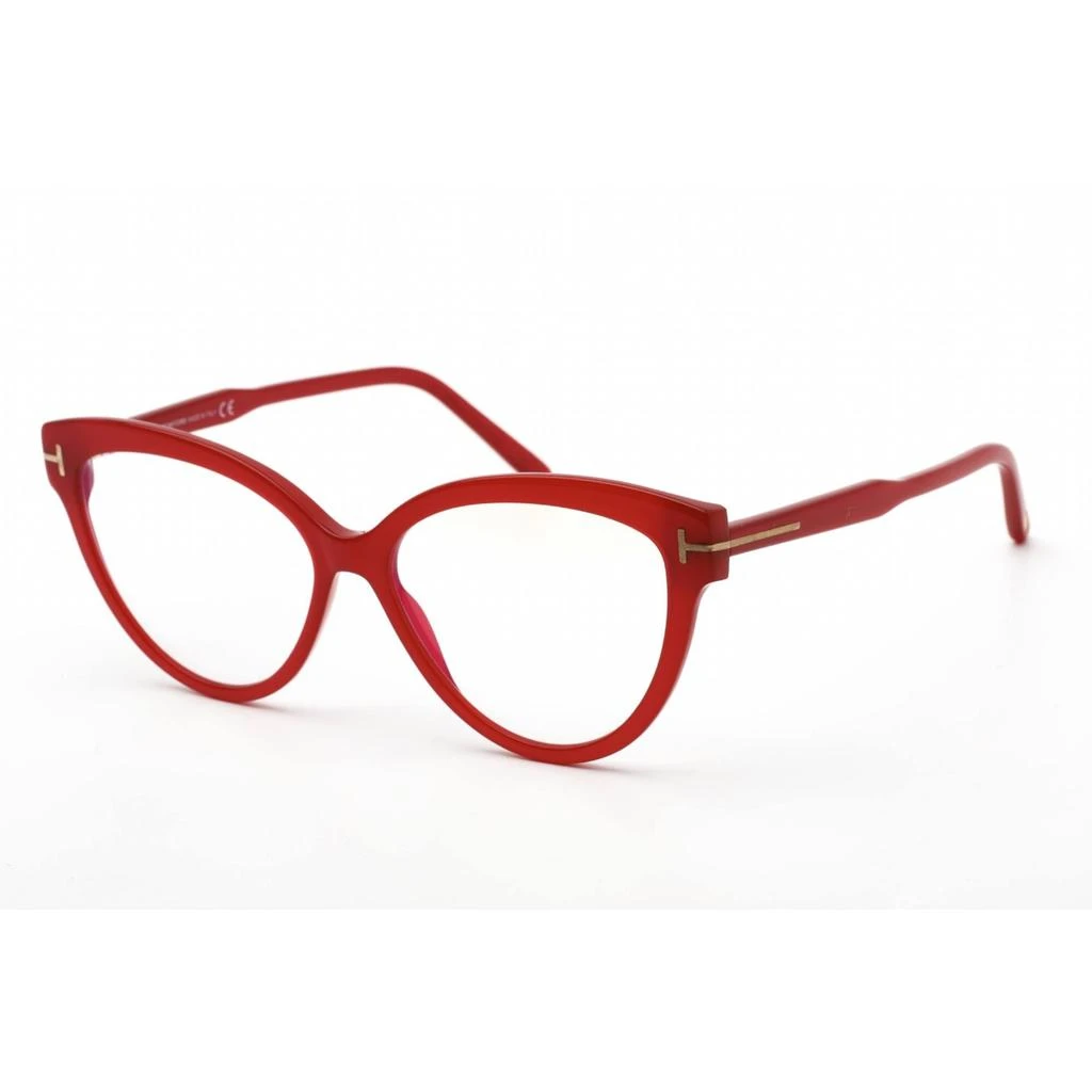 商品Tom Ford|Tom Ford Women's Eyeglasses - Fuxia/Other Plastic Cat Eye Shape Frame | FT5763-B 077,价格¥914,第1张图片