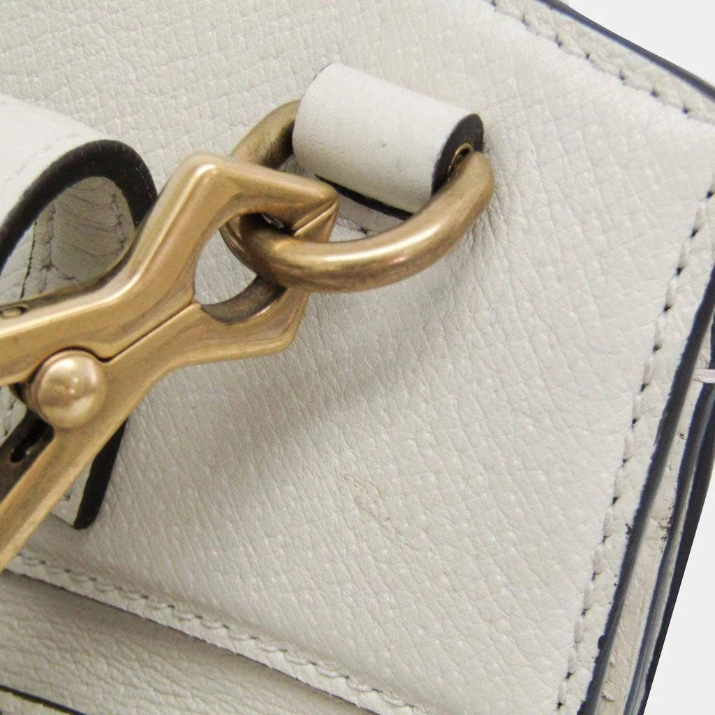 Gucci White Leather Sherry Line Totem Butterfly Shoulder Bag 商品
