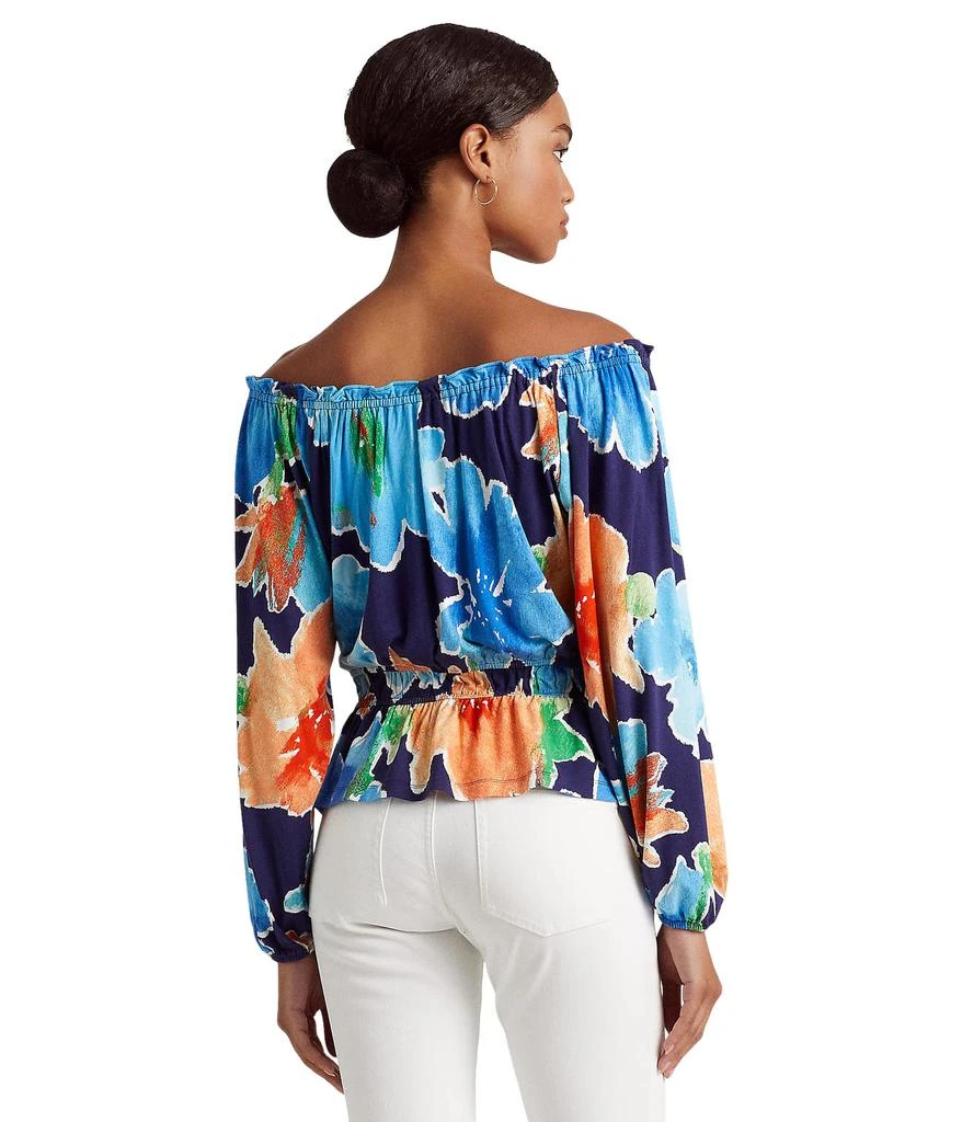 商品Ralph Lauren|Floral Off-the-Shoulder Jersey Top,价格¥646,第2张图片详细描述