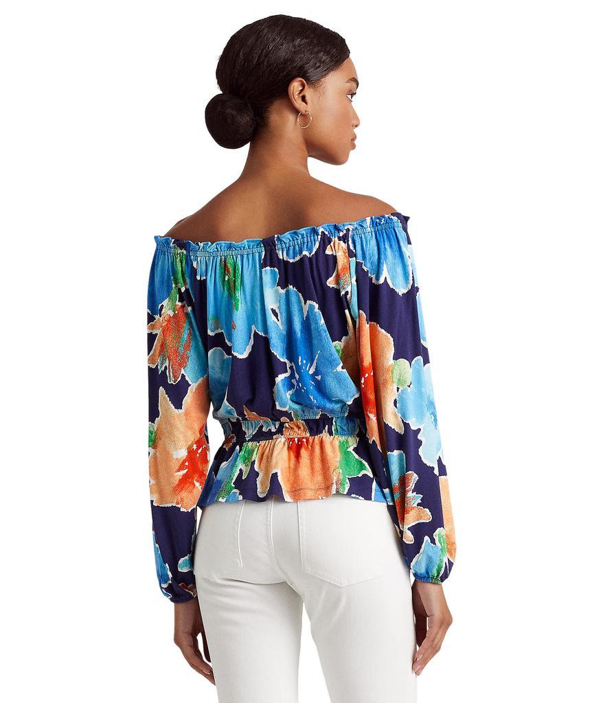 商品Ralph Lauren|Floral Off-the-Shoulder Jersey Top,价格¥826,第4张图片详细描述