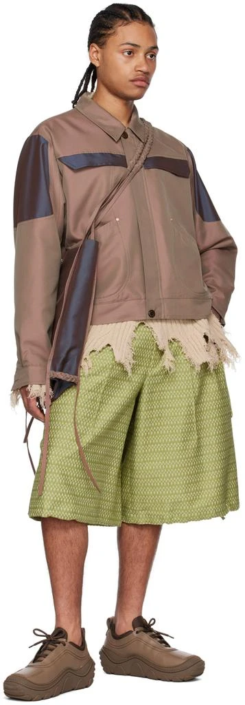 商品Kiko Kostadinov|Brown Mcnamara Jacket,价格¥5704,第4张图片详细描述
