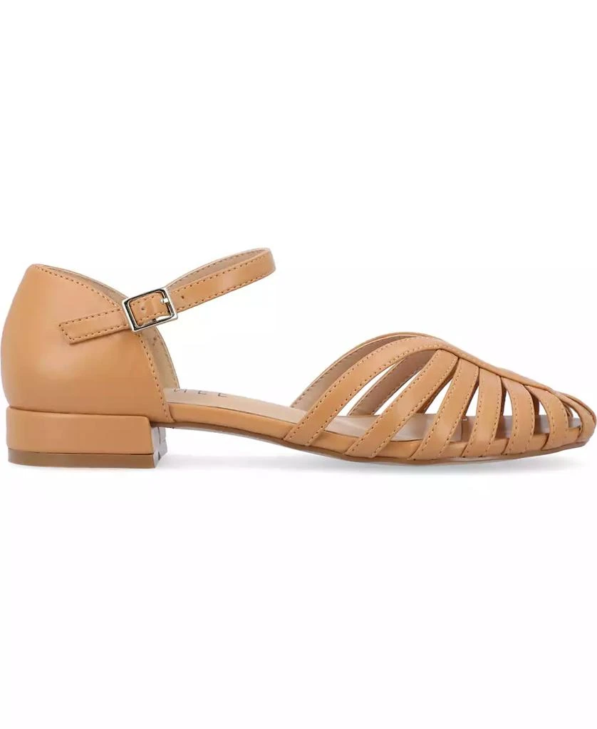商品Journee Collection|Women's Joannah Fisherman Ankle Strap Flat,价格¥400,第2张图片详细描述