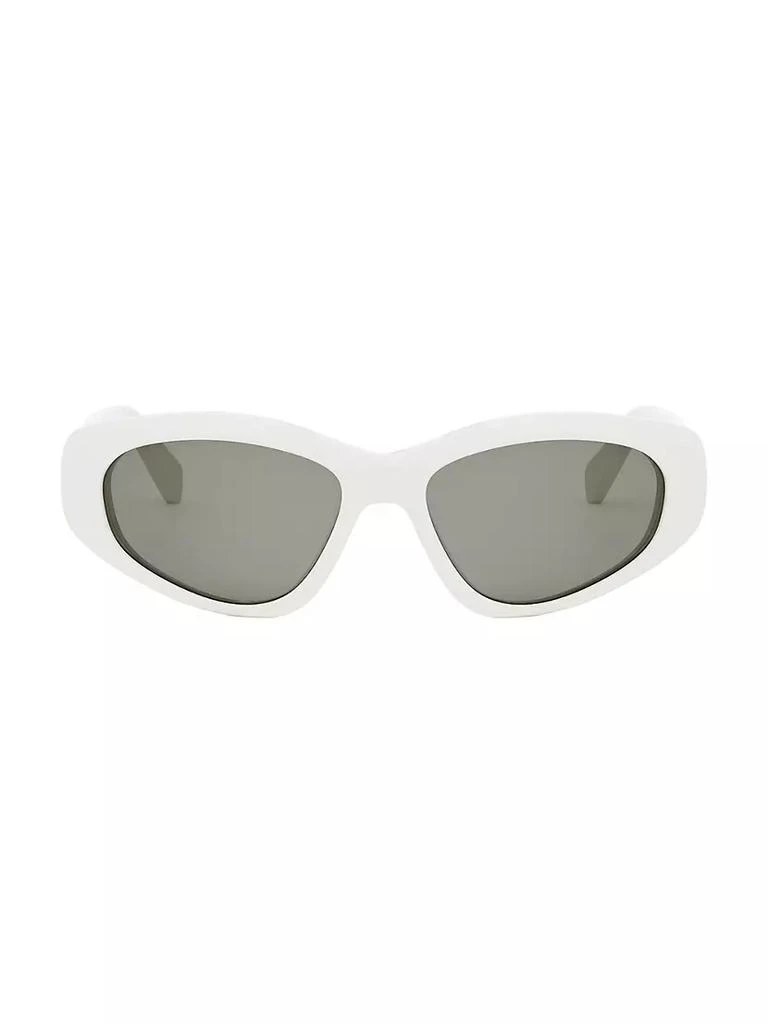 商品Celine|Monochroms 57MM Geometric Sunglasses,价格¥3280,第1张图片