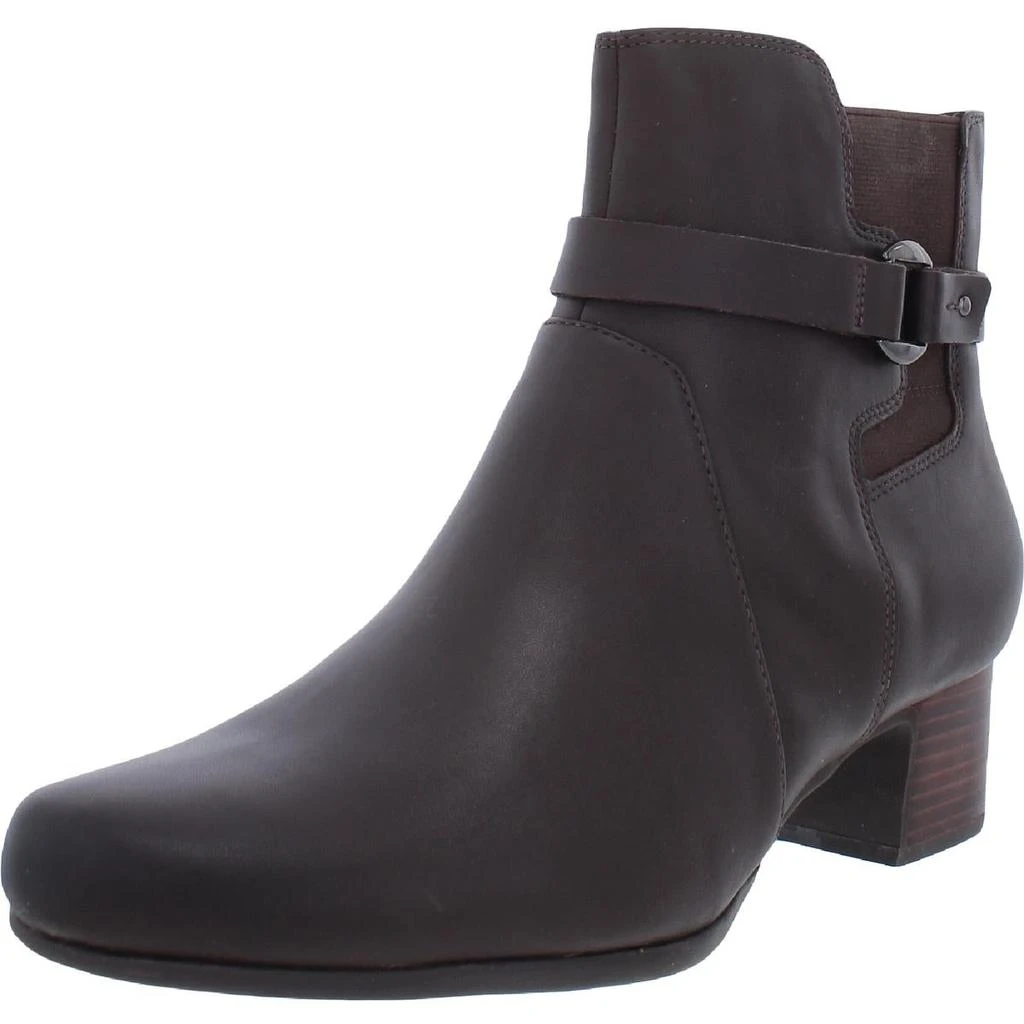 商品Clarks|Clarks Womens Un Damson Mid Leather Ankle Ankle Boots,价格¥350,第1张图片