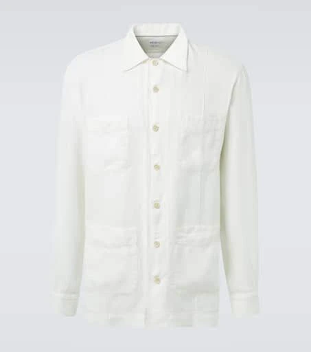 商品Brunello Cucinelli|亚麻衬衫,价格¥9014,第1张图片