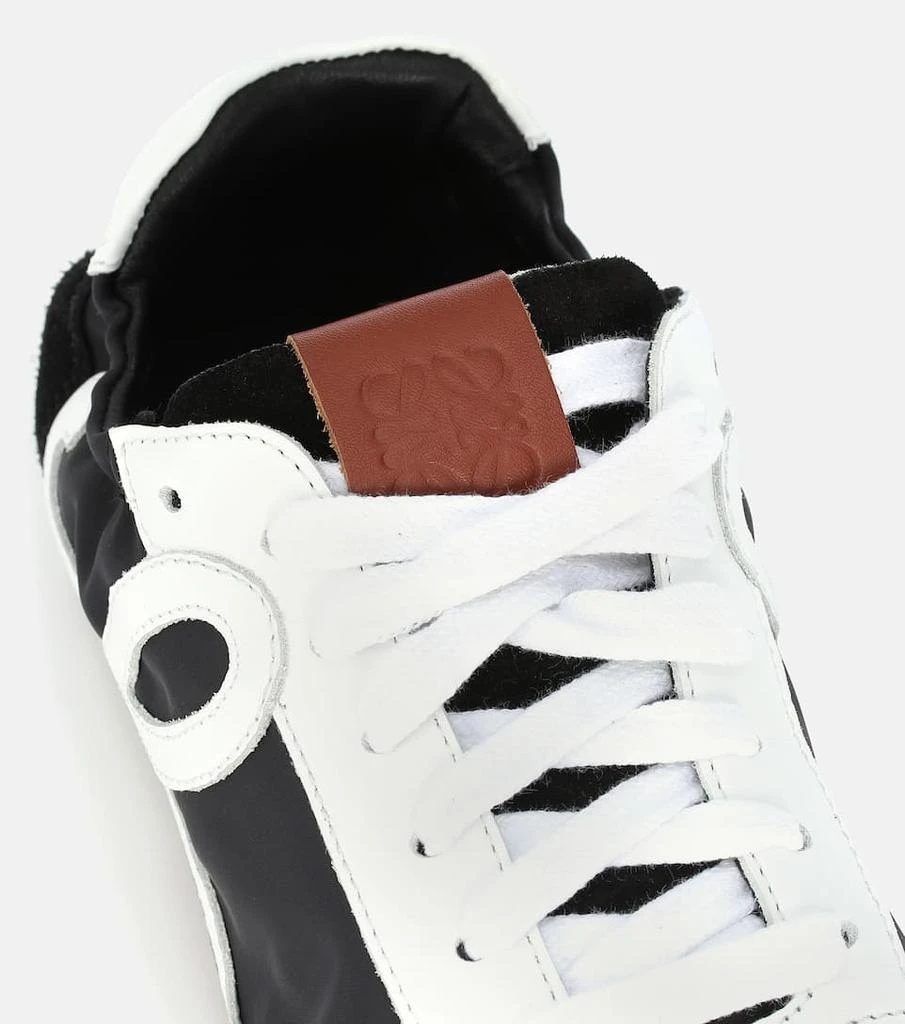 Ballet Runner nylon and leather sneakers 商品