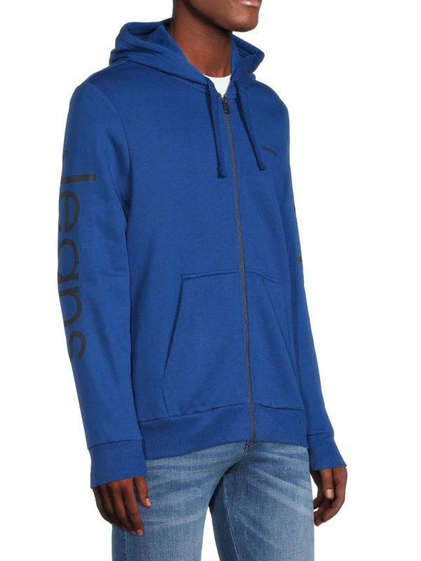 商品Calvin Klein|Logo Zip Hoodie,价格¥320,第3张图片详细描述