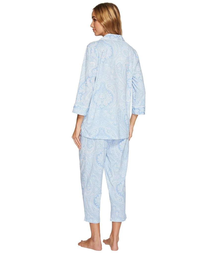 商品Ralph Lauren|Essentials Bingham Knits Capri PJ Set,价格¥415,第3张图片详细描述