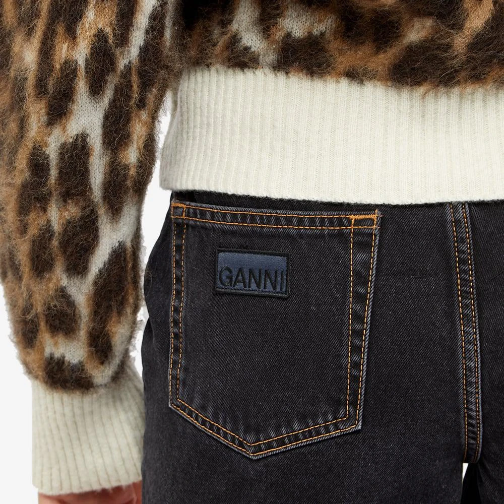 商品Ganni|GANNI Rigid Denim Angi Wide Leg Jean,价格¥1155,第5张图片详细描述