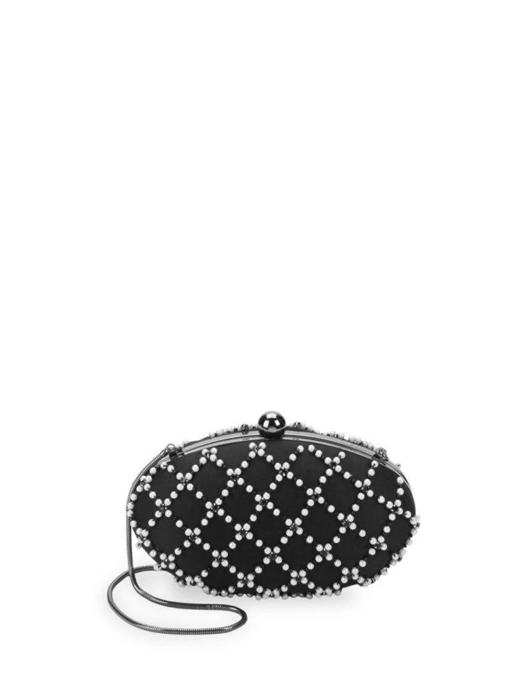 商品La Regale|Beaded Lattice Clutch,价格¥315,第5张图片详细描述
