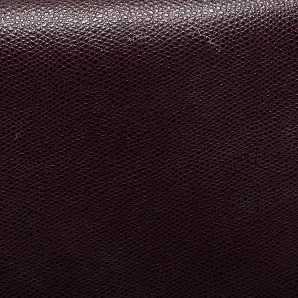 商品[二手商品] Dior|Dior Burgundy Leather Saddle Wallet on Chain,价格¥7850,第5张图片详细描述