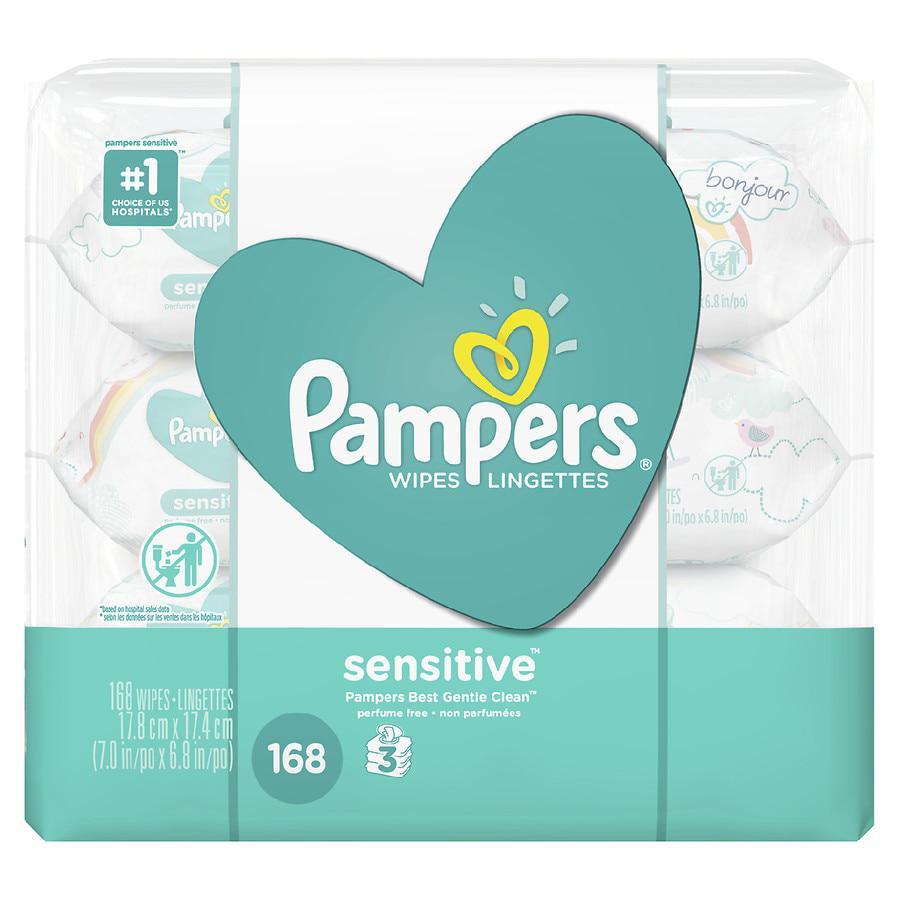 商品Pampers|Pampers Sensitive 婴儿纸尿布 敏感肌肤使用 3号,价格¥63,第1张图片