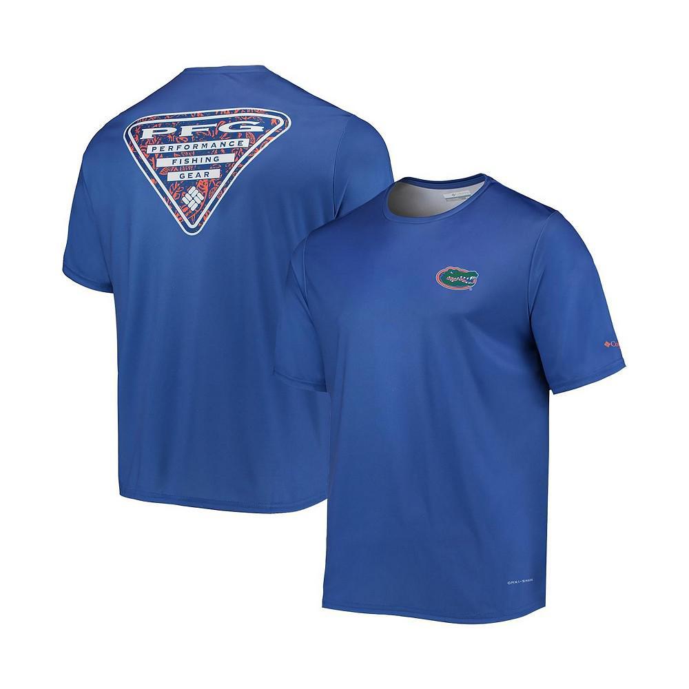商品Columbia|Men's Royal Florida Gators Terminal Tackle Omni-Shade T-shirt,价格¥295,第1张图片