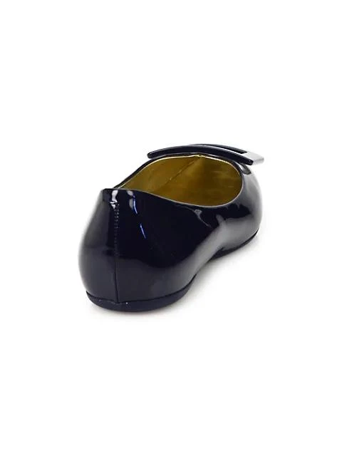 商品Roger Vivier|Gommette Patent Leather Flats,价格¥4693,第3张图片详细描述