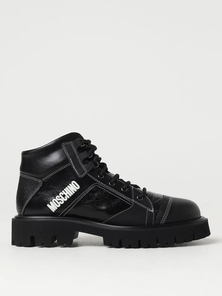 商品Moschino|Moschino Couture ankle boots in naplak,价格¥4258,第1张图片