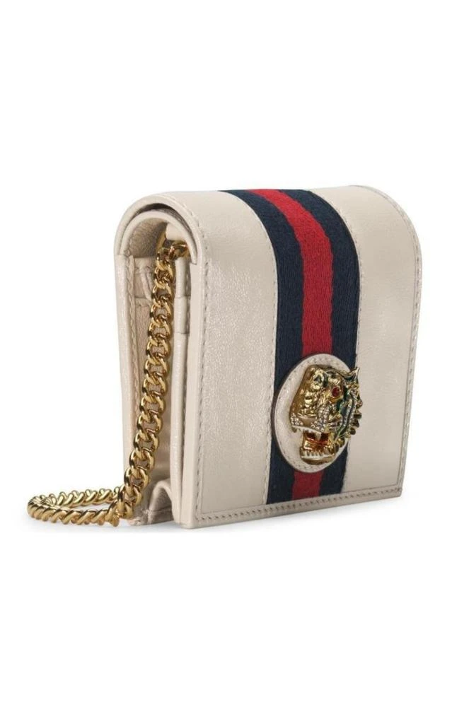 商品Gucci|White Rajah Chain Card Case Wallet,价格¥6326,第2张图片详细描述