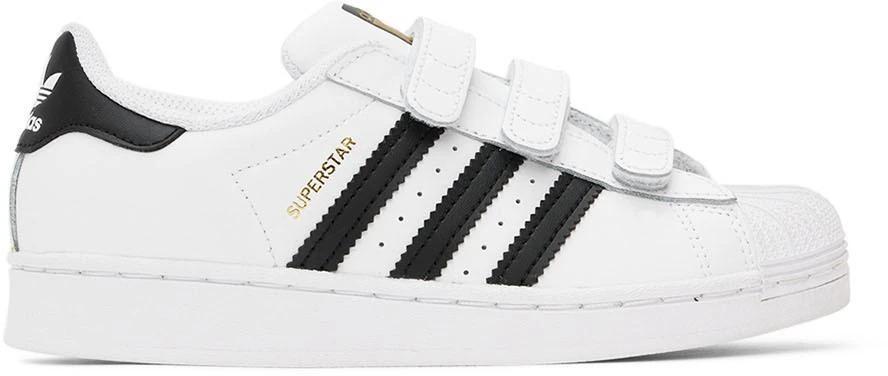 商品Adidas|Kids White Superstar Sneakers,价格¥388,第1张图片