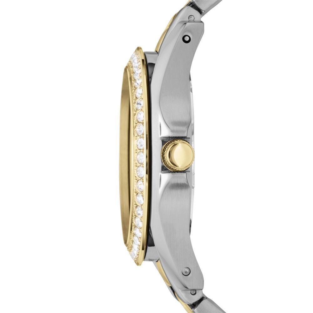 商品Fossil|Women's Riley Two Tone Stainless Steel Bracelet Watch 38mm,价格¥524,第4张图片详细描述