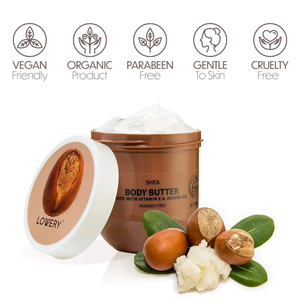 商品Lovery|Shea Whipped Body Butter, 2 Piece,价格¥318,第5张图片详细描述