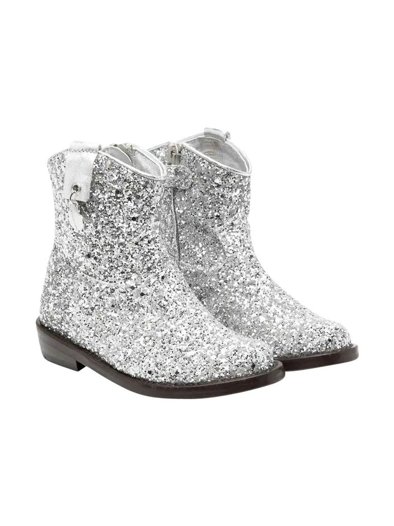 商品MONNALISA|Silver Ankle Boots Girl Monnalisa.,价格¥2076,第1张图片