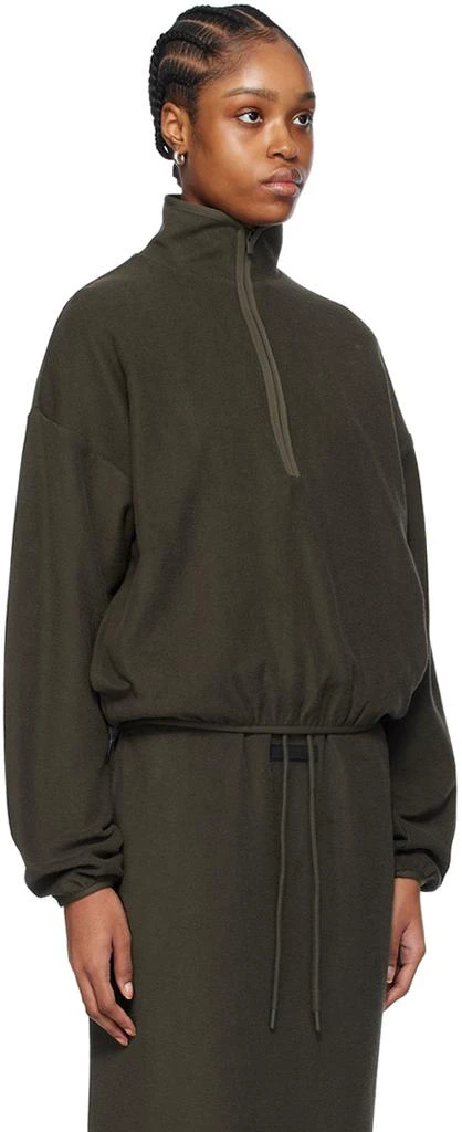 商品Essentials|Gray Half-Zip Sweatshirt,价格¥921,第2张图片详细描述